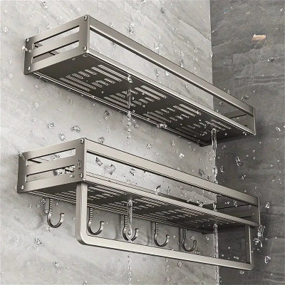 etagere a epice gris avec sans crochets inoxydable resistant eau