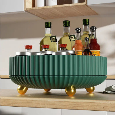 etagere a epice pour bouteilles et condiments design pratique vert