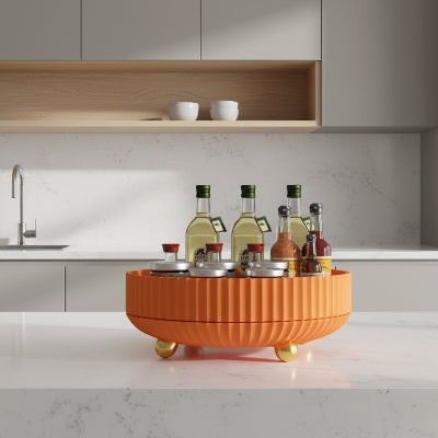 etagere a epice pour condiments pratique grand format orange Elixa