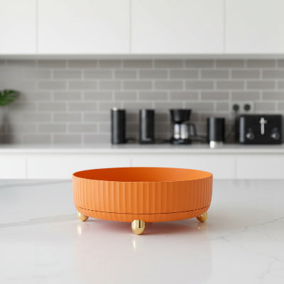 etagere a epice rotative pour condiments orange petit format Elixa