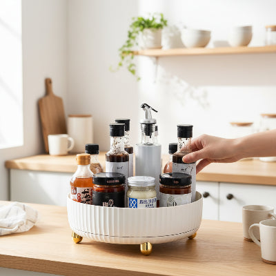 etagere a epice tendance fonctionnelle blanc Elixa