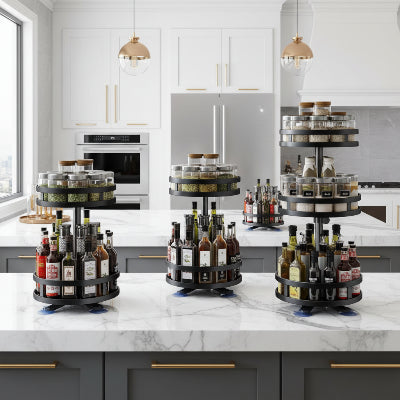 étagère à épices lazy susan acier carbone haute qualité TourSaveurOrbita