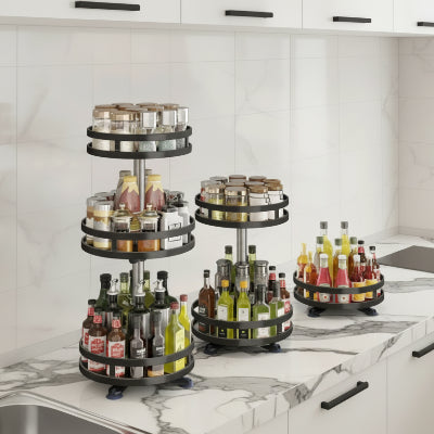 Étagère à épices modulable pivotante pour espace réduit TourSaveur Orbita