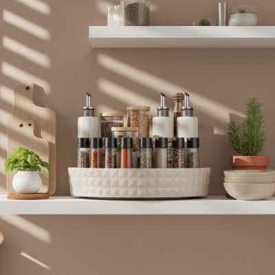 etagere a epices rotation 360 antiderapante acces facile Rotepice