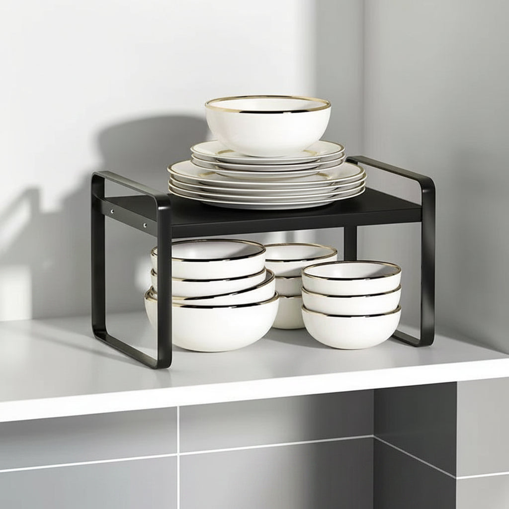 Étagère à poser cuisine tout noir 30 cm SpaceStand