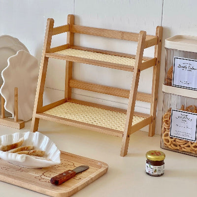 etagere bois cuisine bambou naturel efficace pratique au quotidien