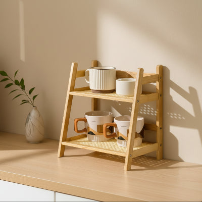 etagere bois cuisine fonctionnelle et esthetique bambou naturel