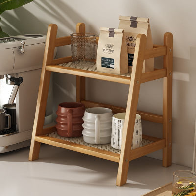 etagere bois cuisine optimisee pour espace reduit plan de travail