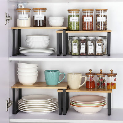 etagere bois pour cuisine doublez votre espace en un geste