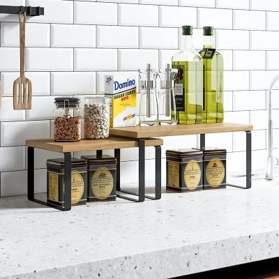 etagere bois pour cuisine optimisez chaque recoin plan de travail