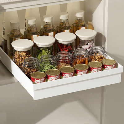 Etagere coulissante grande capacite stockage maximal organise WhiteGlide