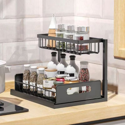 etagere coulissante rangement sur plan travail Coulisséo