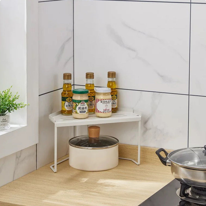 Étagère cuisine à poser blanc métal empilable taille moyenne CoinMax