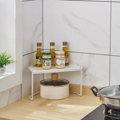 Étagère cuisine à poser blanc métal empilable taille moyenne CoinMax