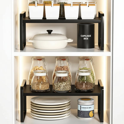 Etagere cuisine a poser placard organise double espace SpaceStand 40cm