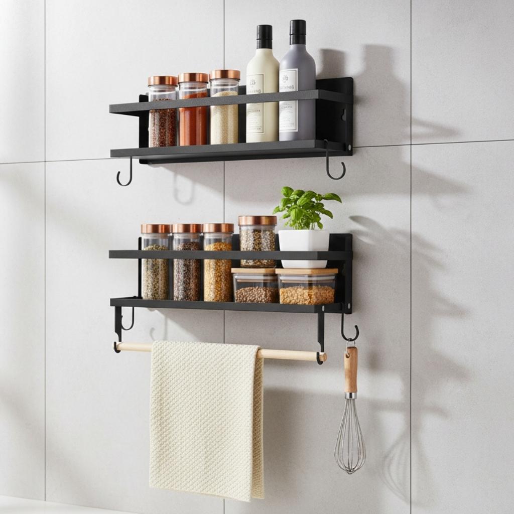 etagere cuisine murale épices visibles rangement intelligent OptiMur