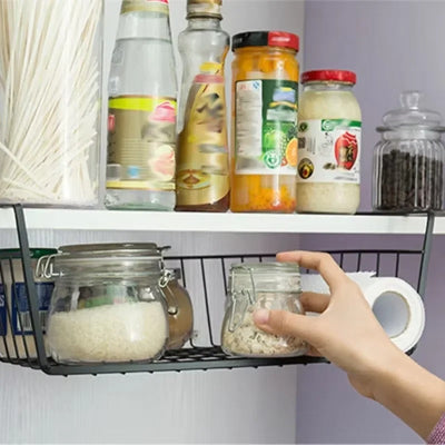 étagère cuisine rangement metal solide et fonctionnelle acces facile rangeplus