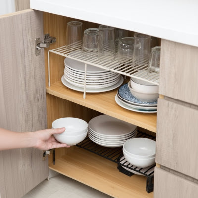 étagère cuisine retractable noir pour gagner de la place