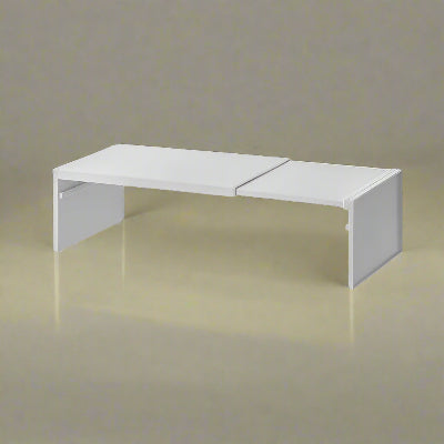 etagere cuisine retractable solide pour cuisine plastique gris