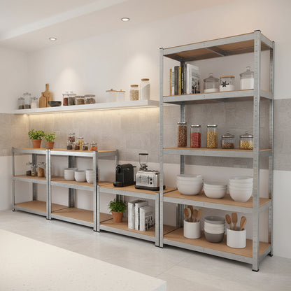 Etagere cuisine sur pied metal  organisation provisions 5Niveaux 170cm