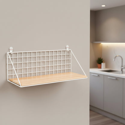 etagere de cuisine murale blanc grande taille style contemporain MetalWood
