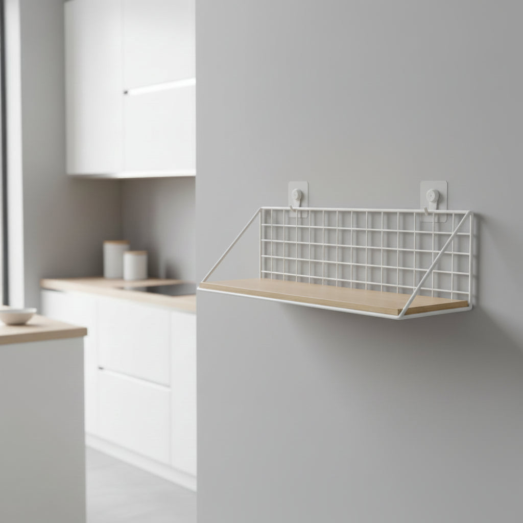 etagere de cuisine murale blanc taille moyenne style contemporain MetalWood