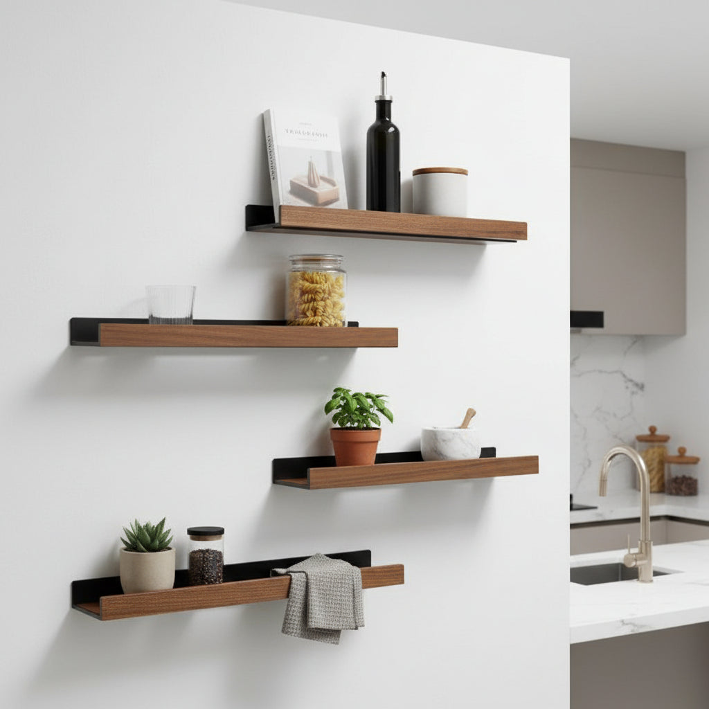 étagère de cuisine murale composition évolutive mur FlexiWall 50cm