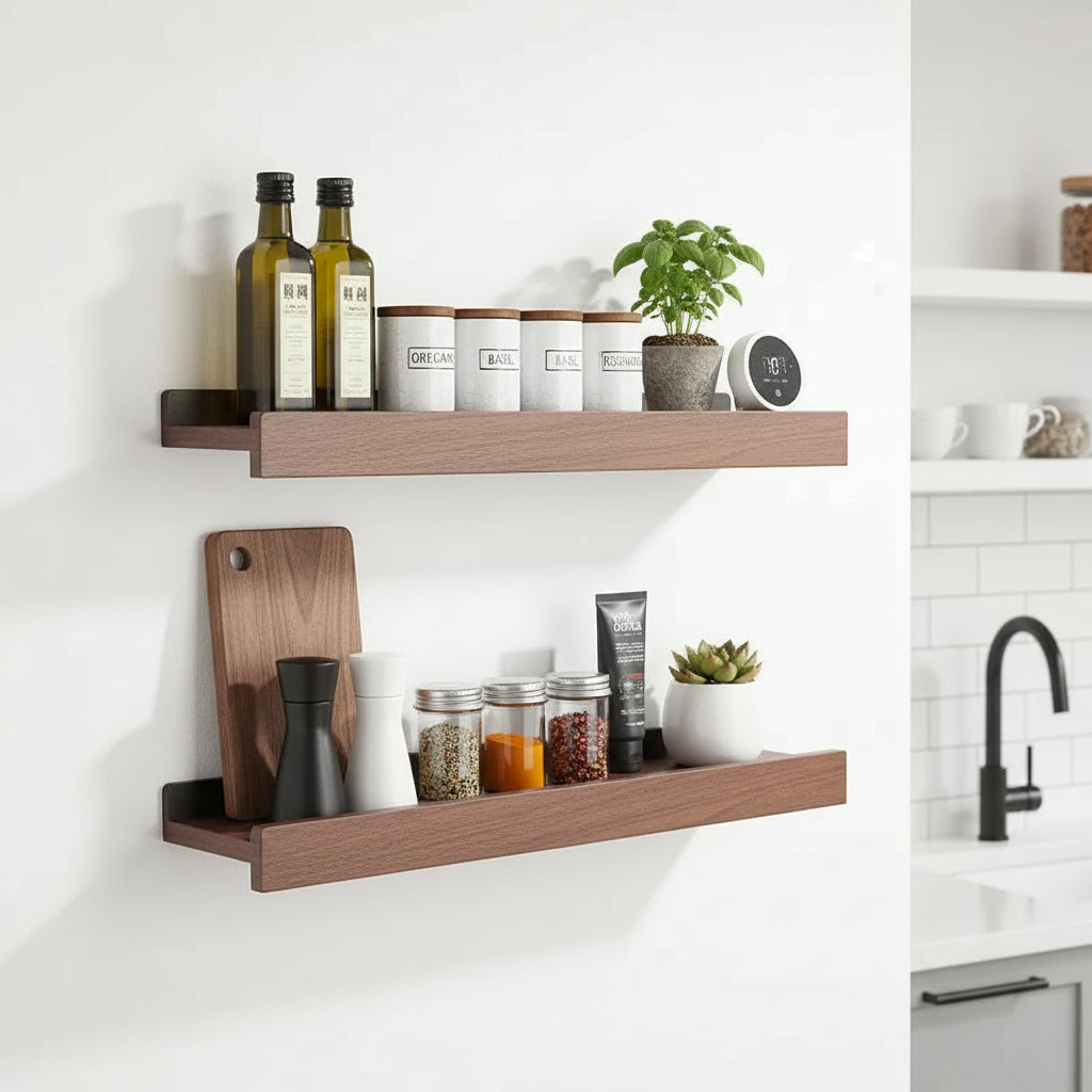 étagère de cuisine murale locataire murs intacts FlexiWall 50cm