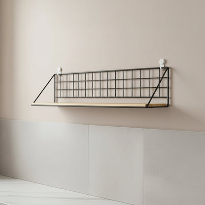 etagere de cuisine murale noir grande taille style contemporain MetalWood