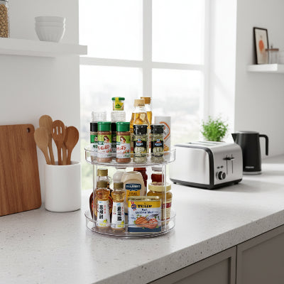 etagere epice double niveaux stable sur comptoir DuoEpice360