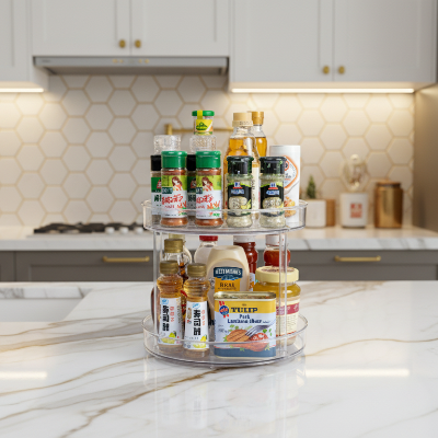 etagere epice double rangement rotation 360 degres facile DuoEpice360
