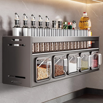 etagere epice murale aluminium gris grande capacite
