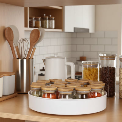 etagere epices moderne rangement optimal petit espace blanc TourneSaveur