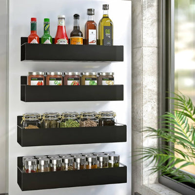 etagere epices noire rangement lateral pratique