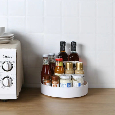 etagere epices tournante robuste rangement bouteilles pots plan travail