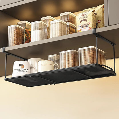 Étagère extensible sous armoire café tasses suspendues ExtendShelf