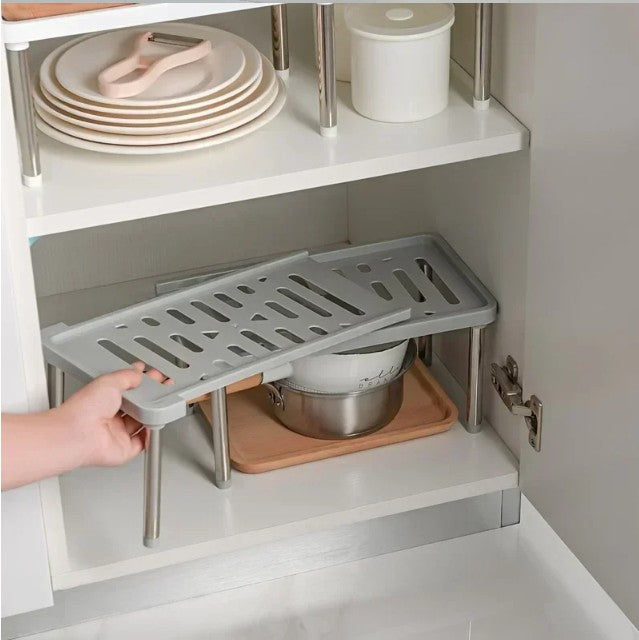 etagere extensible systeme telescopique ajustement sur mesure SpaceLift
