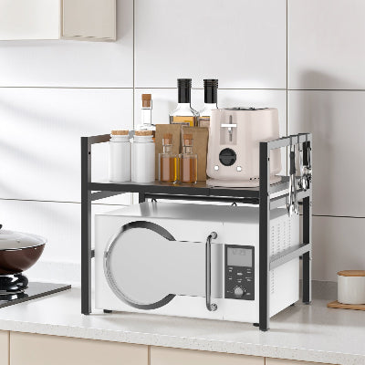 etagere four micro onde compacte moderne UltraRang 2Niveaux