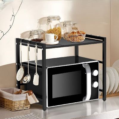 etagere four micro onde compacte stable metal UltraRang 2Niveaux