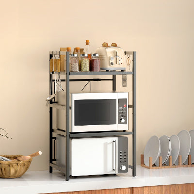 etagere four micro onde pratique UltraRang 3Niveaux