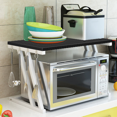 etagere micro onde blanc et noir Z Stand