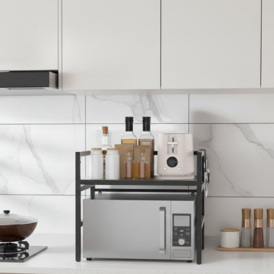 étagère micro onde et four compacte moderne UltraRang 2 niveaux