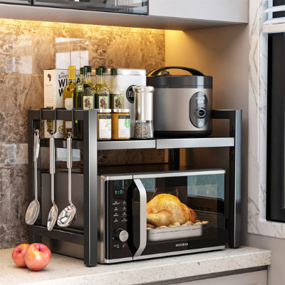 etagere micro onde pour cuisine bien rangee ChefRack