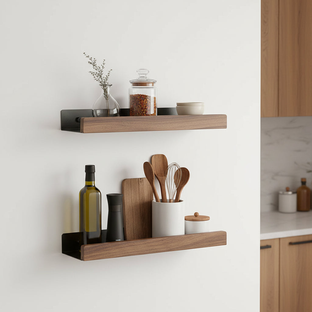 etagere murale cuisine installation minutes sans outil FlexiWall 60cm