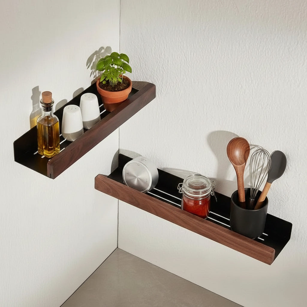 etagere murale pour cuisine surface lisse facile nettoyer FlexiWall 30cm