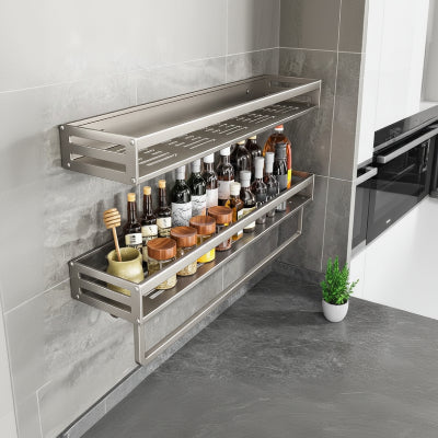 etagere murale pour epices avec sans crochets EpiceLinea