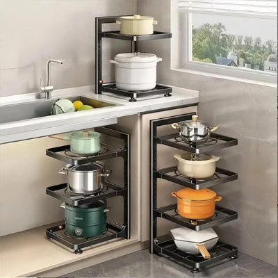 etagere pour cuisine rangement sol comptoir sous evier CuiRangeo
