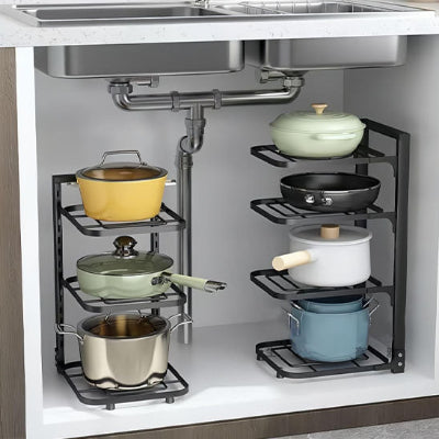 etagere pour cuisine sous evier pratique 3 4 niveaux CuiRangeo
