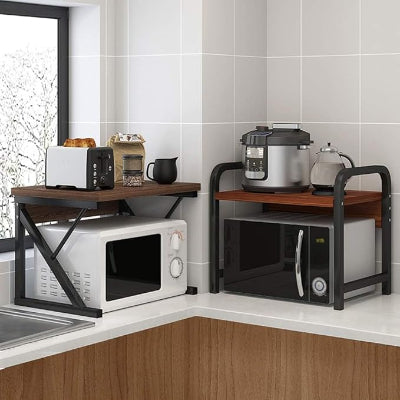 etagere sur micro onde pratique et solide MicroZen