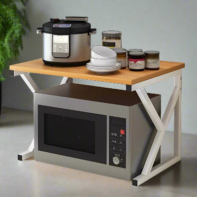 etagere sur micro onde spacieuse et robuste MicroZen
